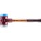HALDER SIMPLEX Schonhammer Ø 80 mm TPE soft blau / TPE mid grau | Gravur möglich