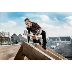 HALDER SUPERCRAFT Schonhammer Ø 20 mm rückschlagfrei mit Stahlschrotfüllung | Gravur möglich