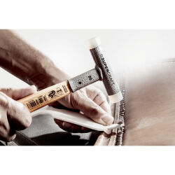 HALDER SUPERCRAFT Schonhammer Ø 30 mm rückschlagfrei mit Stahlschrotfüllung | Gravur möglich