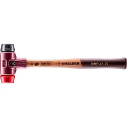 HALDER SIMPLEX Schonhammer Ø 30 mm Gummi schwarz /...