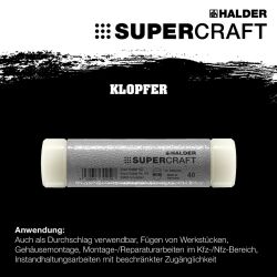 HALDER Klopfer / Durchschlag Set 4-tlg.