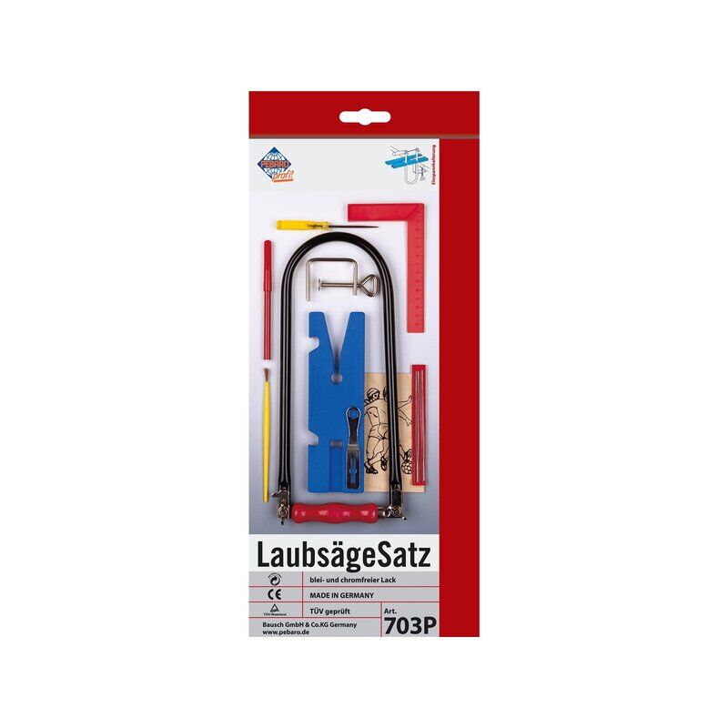 PEBARO Laubsäge-Set Garnitur 30,0 cm