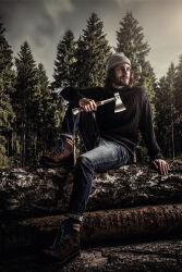 HALDER Handbeil Weil du scharf bist! in Geschenkbox Sonderedition