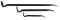 Premium Nageleisen 350-600-900 mm Set 3-tlg.