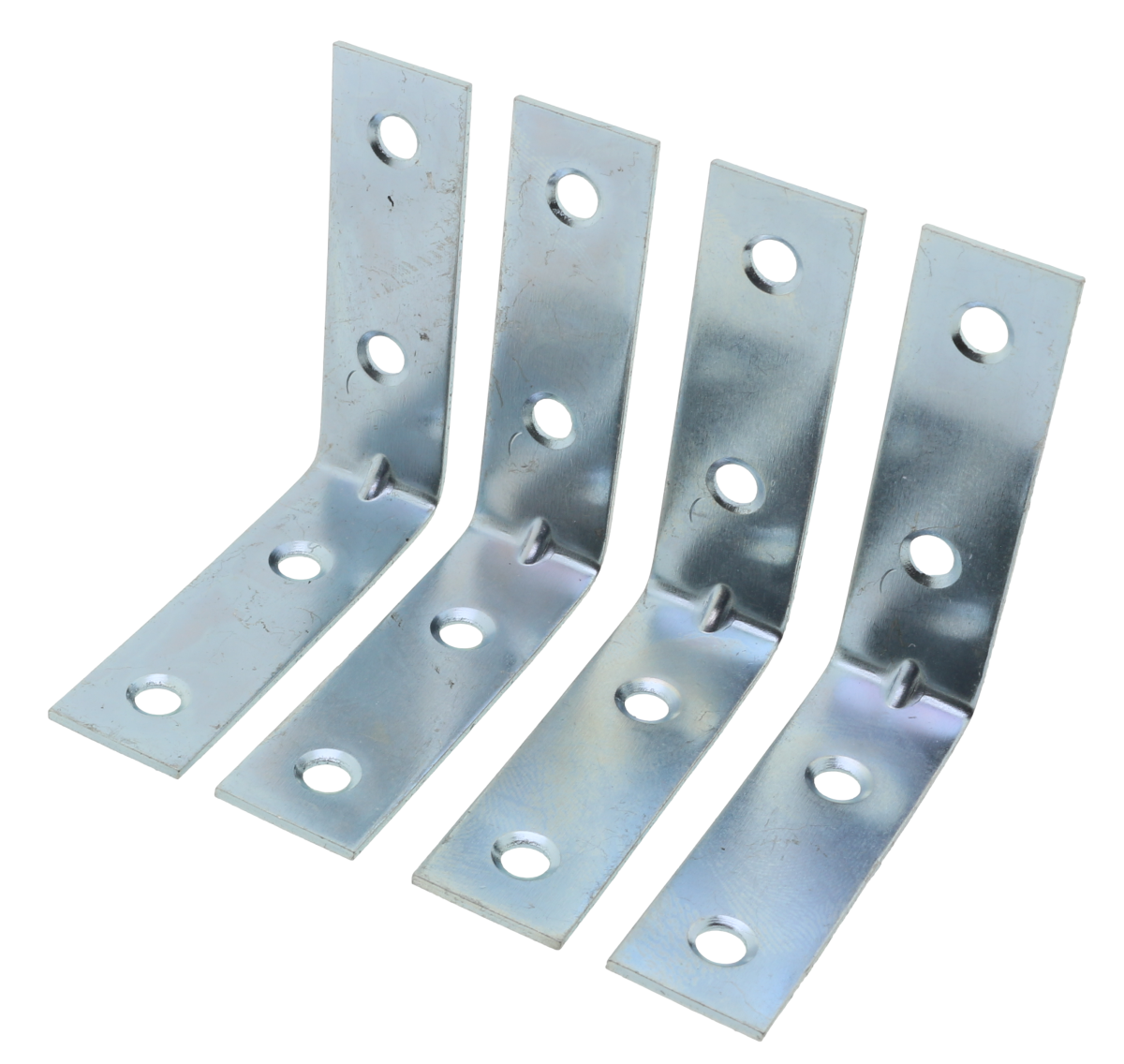 4 x Montagewinkel mit Schrauben 5 x 5 cm verzinkt