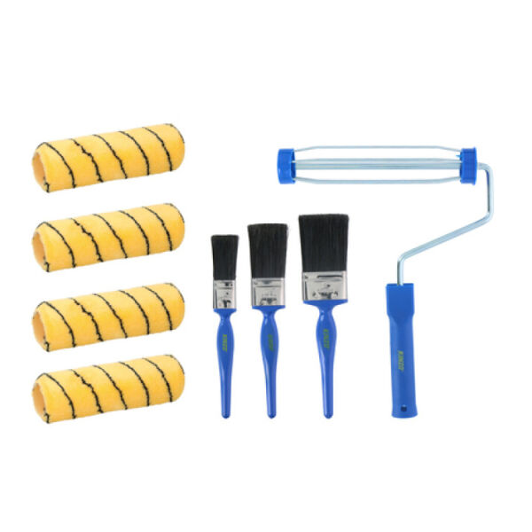 Maler Set 8-tlg. Farbroller Farbwalzen Pinsel