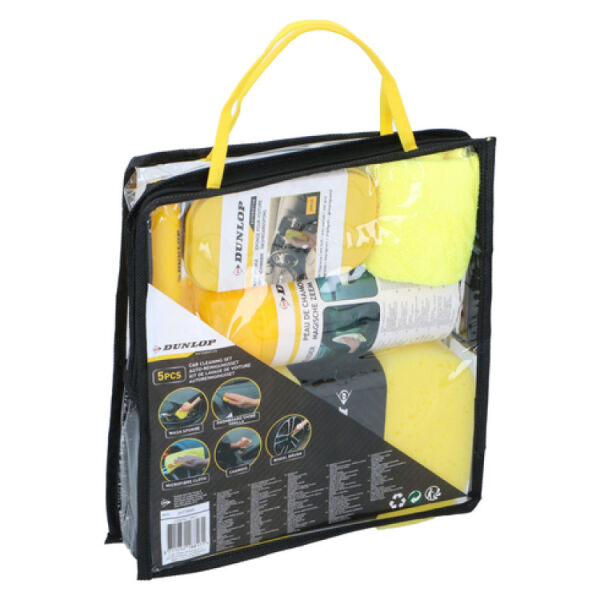 Auto Reinigungsset 5-tlg. Felgenbürste Schwamm Mikrofasertuch