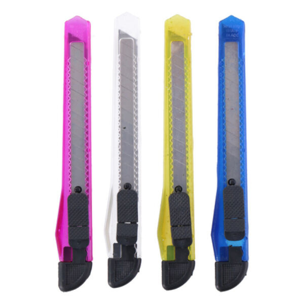 4 x Hobbymesser verschiedene Farben Cuttermesser