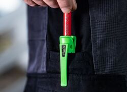 Pica Pocket Köcher und Messer in Einem inkl. Schwarz & Weiß Universalmarkierstift dreikant