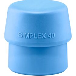 HALDER SIMPLEX Ersatzeinsatz TPE-soft blau 40mm