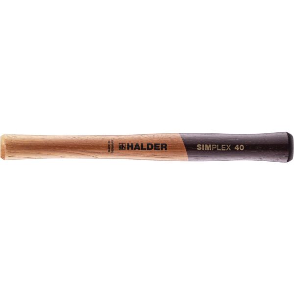 HALDER SIMPLEX Ersatzstiel aus Holz Kopf 40mm Stiel 275mm | Gravur möglich