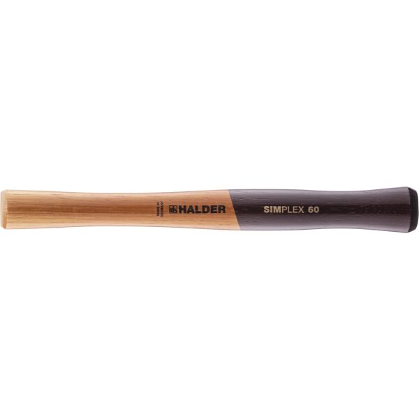 HALDER SIMPLEX Ersatzstiel aus Holz Kopf 80mm Stiel 395mm | Gravur möglich