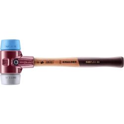 HALDER SIMPLEX Schonhammer Ø 60 mm TPE-soft blau /...