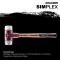 HALDER SIMPLEX Schonhammer Ø 50 mm Nylon / Weichmetall | Gravur möglich