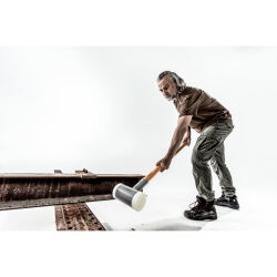 HALDER SUPERCRAFT Vorschlaghammer Ø 100 mm rückschlagfrei mit Hickorystiel 9,3 kg