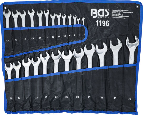 Maul- Ringschlüssel SW 6 - 32 mm Satz  25-tlg.