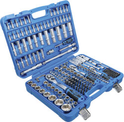 Ratschen Steckschlüssel Satz 192-tlg. Sechskant 6,3 mm (1/4") / 10 mm (3/8") / 12,5 mm (1/2")