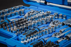 Ratschen Steckschlüssel Satz 192-tlg. Sechskant 6,3 mm (1/4") / 10 mm (3/8") / 12,5 mm (1/2")
