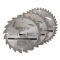 3 x Hartmetall Kreissägeblätter Set 180 x 30 mm mit 20, 24 u. 40 Zähnen + Reduzierringe