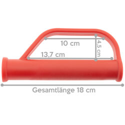 Sackkarren Set Wartung 2 x Sicherheitsgriffe + 2 x Schlauch 3.00-4 260x85 TR87 Ventil abgewinkelt
