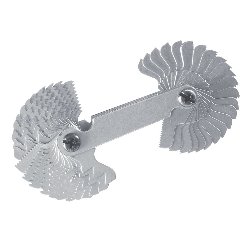 Kombi Gewindelehren metrisch und zöllig 0,25–6 mm / 4–62 BSW