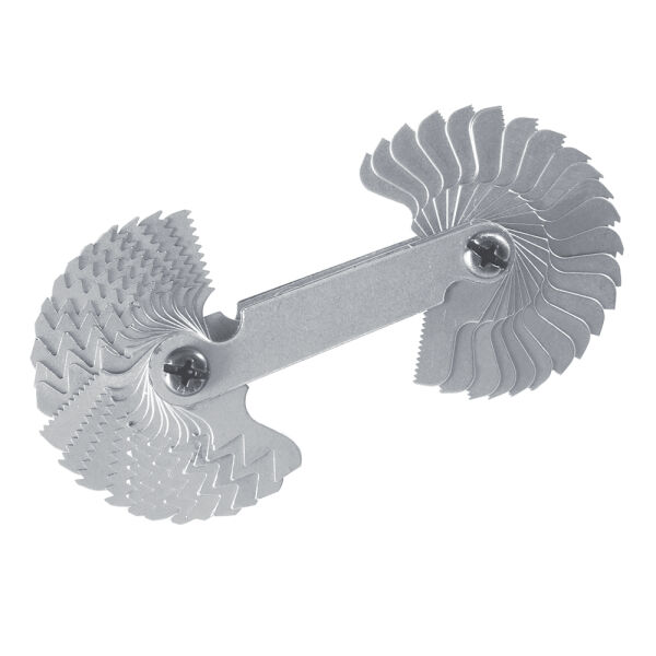 Kombi Gewindelehren metrisch und zöllig 0,25–6 mm / 4–62 BSW