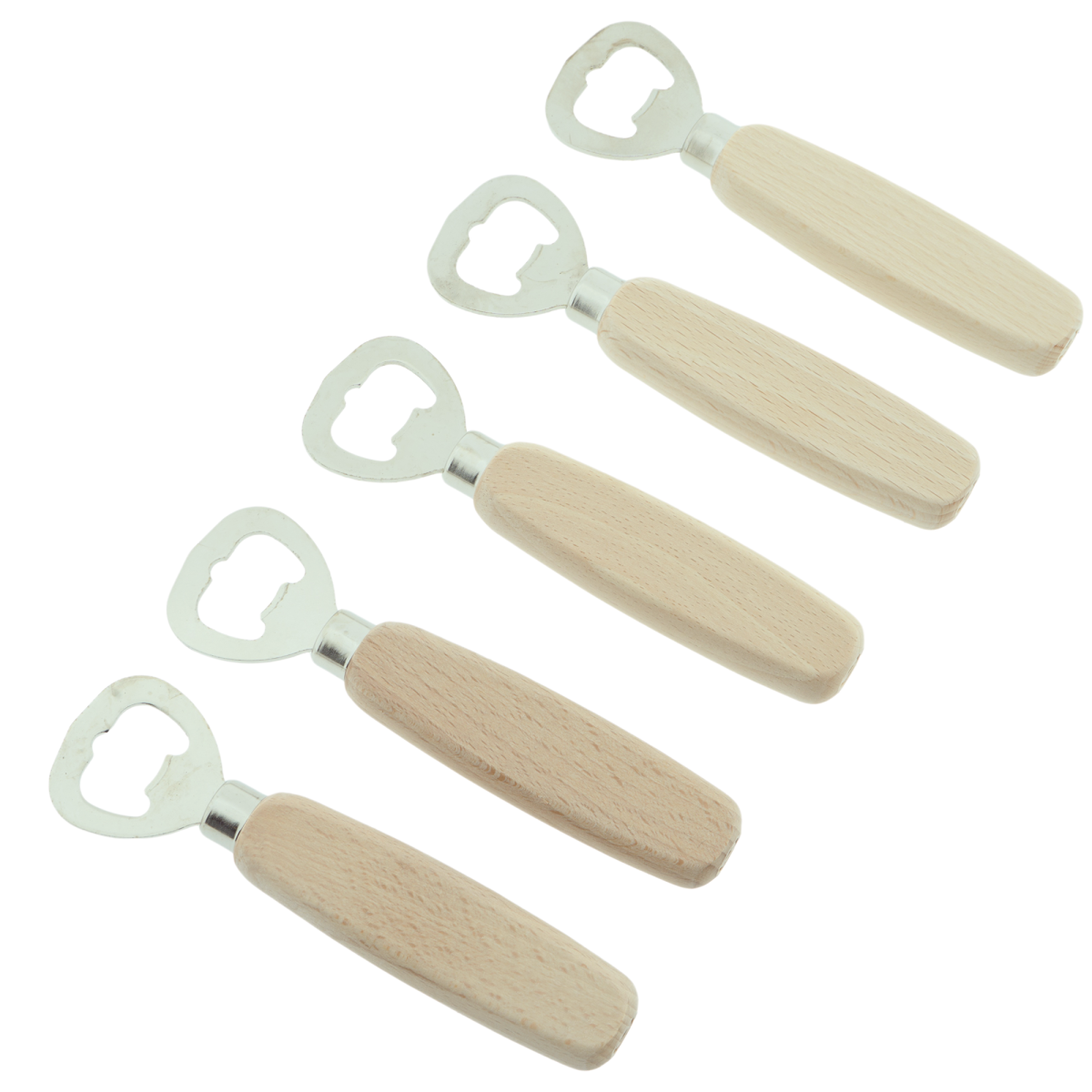 5 x Flaschenöffner aus Holz