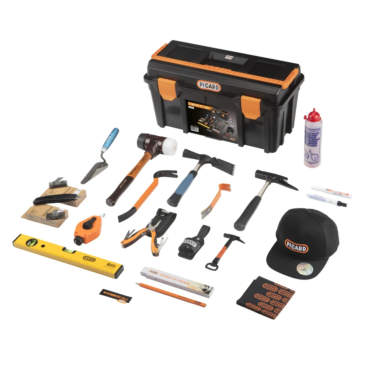 PICARD Starter-Set Bau im Kunststoff-Koffer XL
