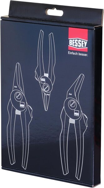 BESSEY Scheren Combi Set Black Edition 3-tlg.