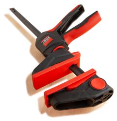 BESSEY Einhandzwinge mit drehbarem Griff EZ360 450 mm