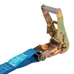 Spanngurt mit Ratschengriff und J-Haken 6 m x 38 mm Leistung: 750 kg Zurrkraft: 1500 kg