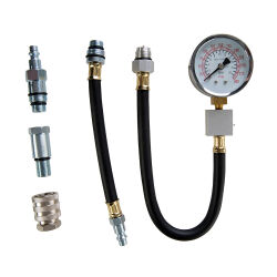 Kompressionsprüfer für Benzinmotoren bis 20 Bar (300 PSI) Satz 5-tlg.