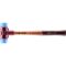 HALDER SIMPLEX Schonhammer Ø 30 mm TPE-soft blau mit Tempergussgehäuse