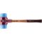HALDER SIMPLEX Schonhammer Ø 60 mm TPE-soft blau mit Tempergussgehäuse