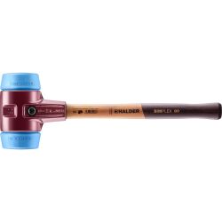 HALDER SIMPLEX Schonhammer Ø 80 mm TPE-soft blau...