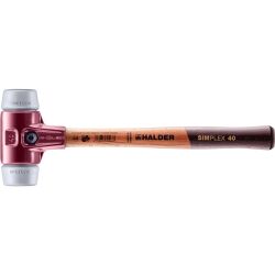 HALDER SIMPLEX Schonhammer Ø 40 mm TPE-mid grau...