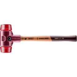 HALDER SIMPLEX Schonhammer Ø 50 mm Plastik rot mit...
