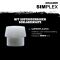 HALDER SIMPLEX Spaltaxt Ø 50 mm Superplastik mit Lederschneidschutz und Tempergussgehäuse schlank