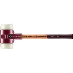 HALDER SIMPLEX Schonhammer Ø 80 mm Nylon mit...