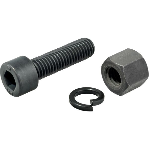 HALDER Schraube, Mutter und Federring Set für Ø 100 mm Tempergussgehäuse