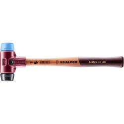 HALDER SIMPLEX Schonhammer Ø 30 mm Gummi /...