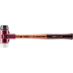 HALDER SIMPLEX Schonhammer Ø 30 mm Gummi /...