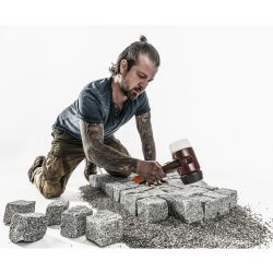 HALDER SIMPLEX Schonhammer Ø 30 mm Gummi / Superplastik mit Tempergussgehäuse