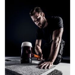 HALDER SIMPLEX Schonhammer Ø 40 mm Gummi / Superplastik mit Tempergussgehäuse | Gravur möglich