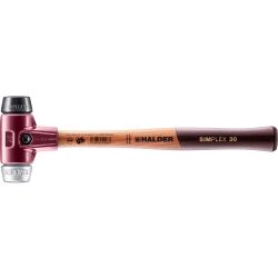 HALDER SIMPLEX Schonhammer Ø 30 mm Gummi /...