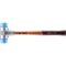 HALDER SIMPLEX Schonhammer Ø 30 mm TPE-soft blau mit Aluminiumgehäuse