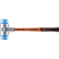 HALDER SIMPLEX Schonhammer Ø 40 mm TPE-soft blau...