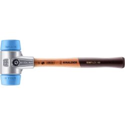 HALDER SIMPLEX Schonhammer Ø 60 mm TPE-soft blau...