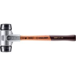 HALDER SIMPLEX Schonhammer Ø 50 mm Gummi mit...