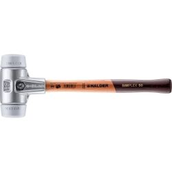 HALDER SIMPLEX Schonhammer Ø 50 mm TPE-mid grau...